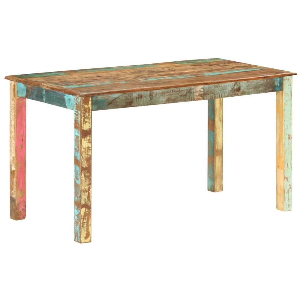 Dining Table Solid Reclaimed Wood 140x70x76 cm 285930