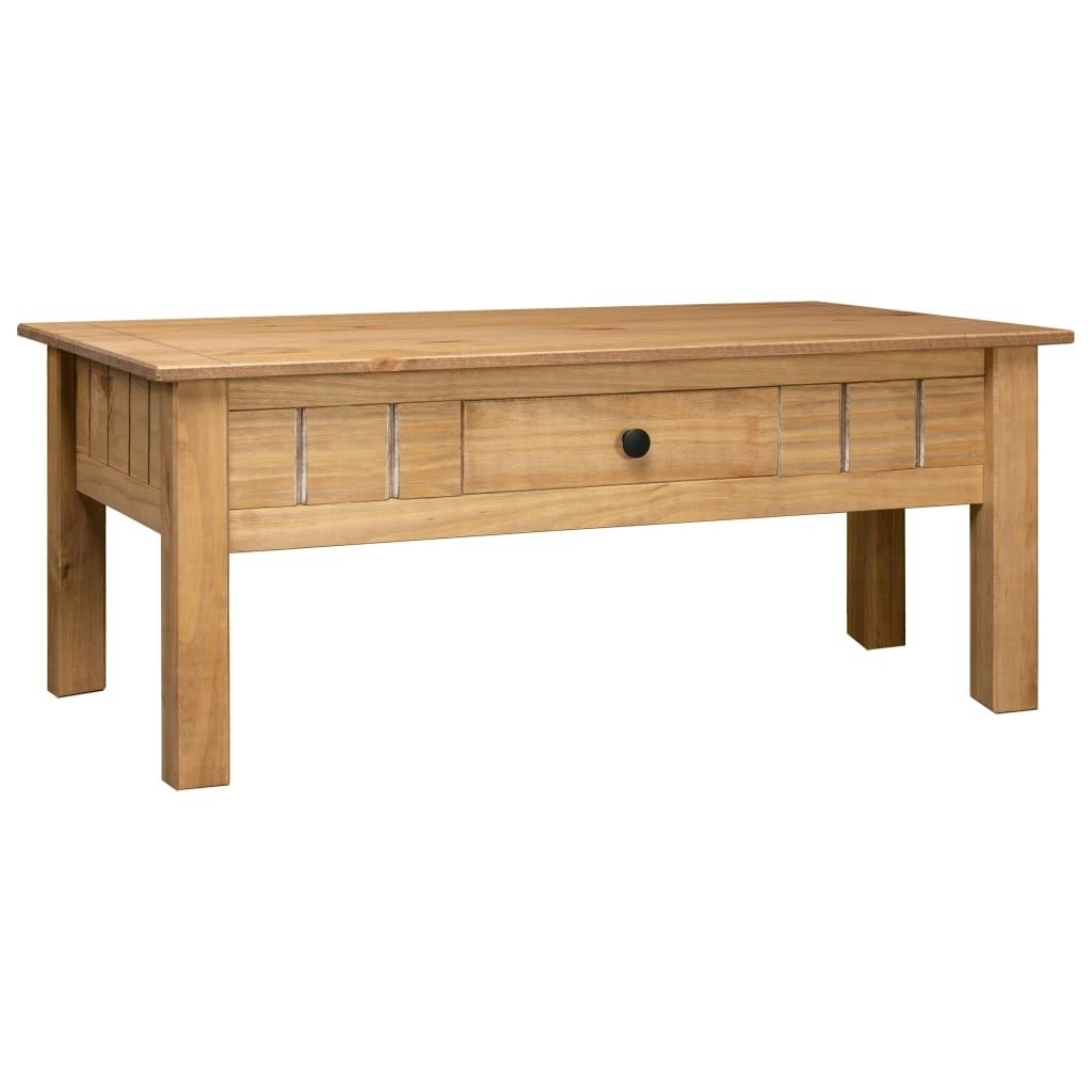 Coffee Table 100x60x45 cm Solid Pine Wood Panama Range 282682