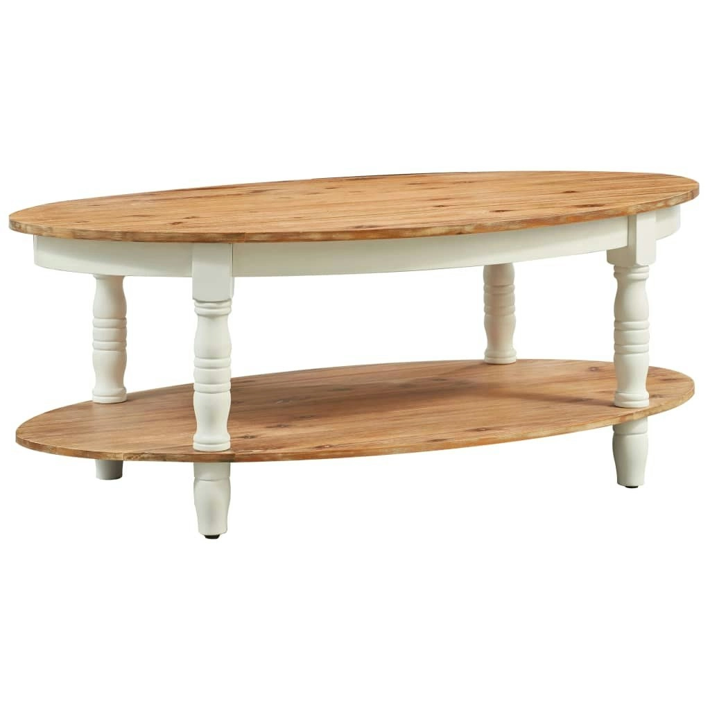 Coffee Table 102x62.5x42 cm Solid Acacia Wood 283899