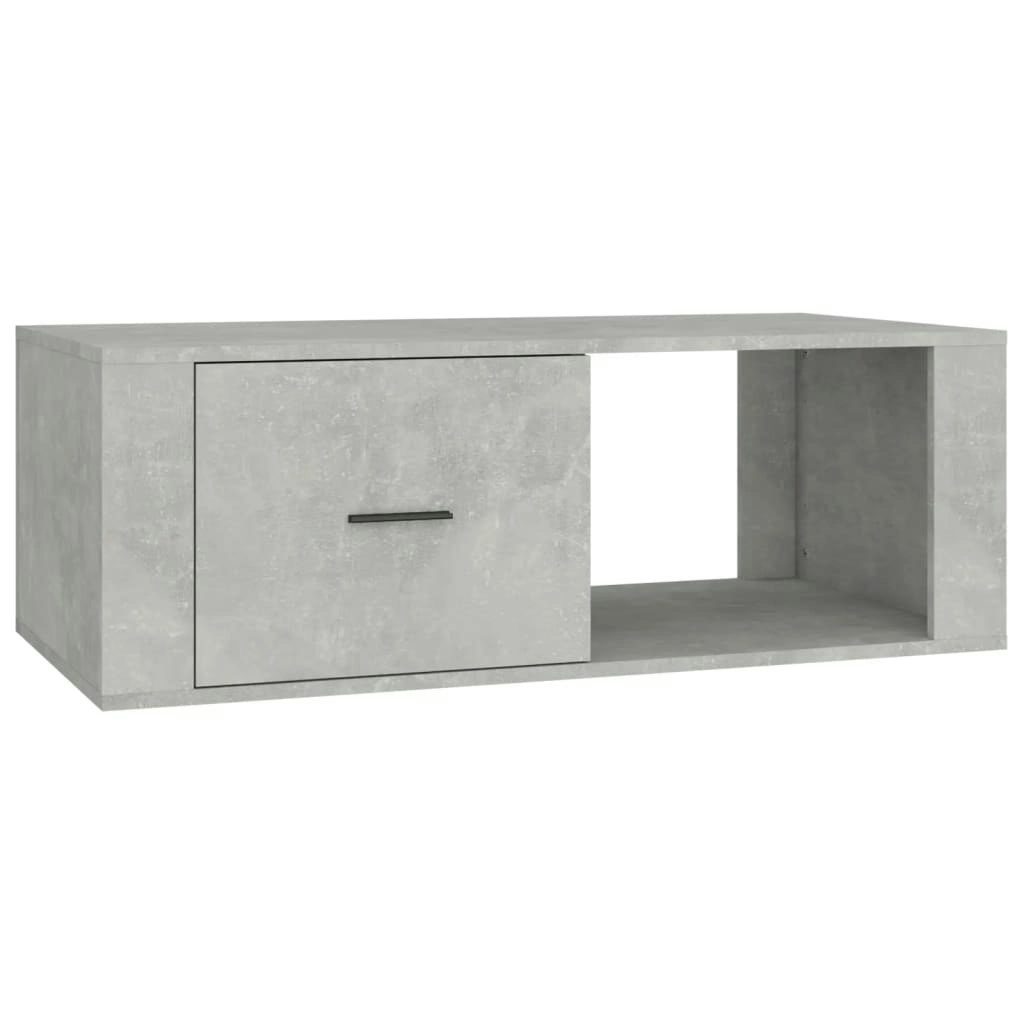 Coffee Table Concrete Grey 100x50.5x35 cm Engineered Wood 816540