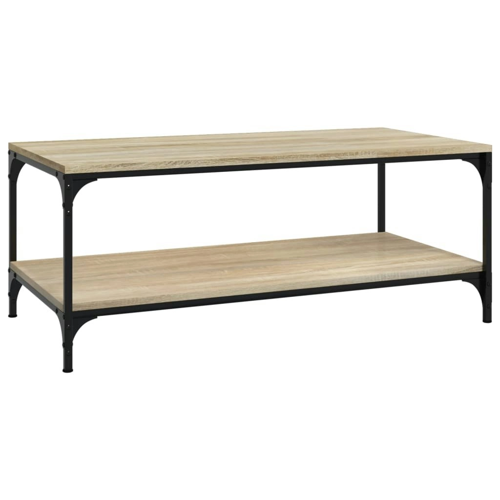 Coffee Table Sonoma Oak 100x50x40 cm Engineered Wood 819363