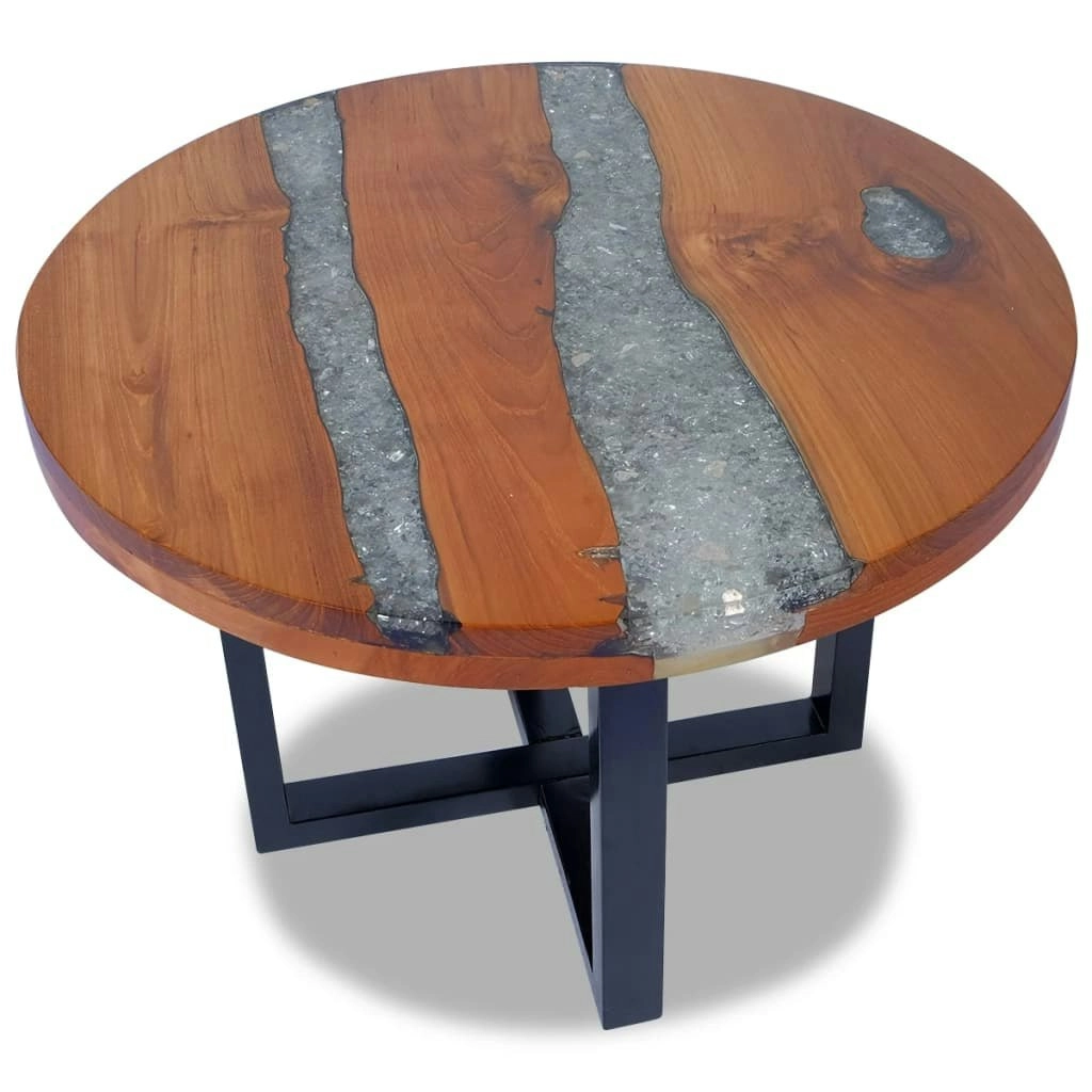 Coffee Table Teak Resin 60 cm 243466