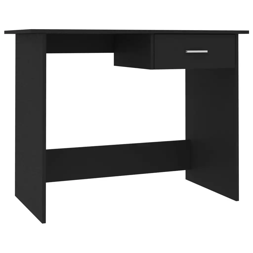 Desk Black 100x50x76 cm Engineered Wood 800550