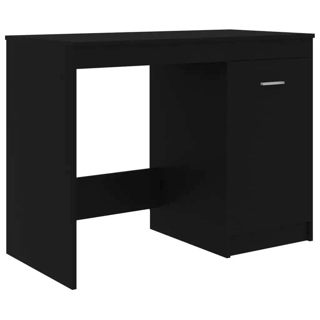 Desk Black 100x50x76 cm Engineered Wood 801797