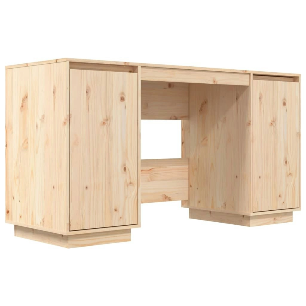 Desk 140x50x75 cm Solid Wood Pine 814324