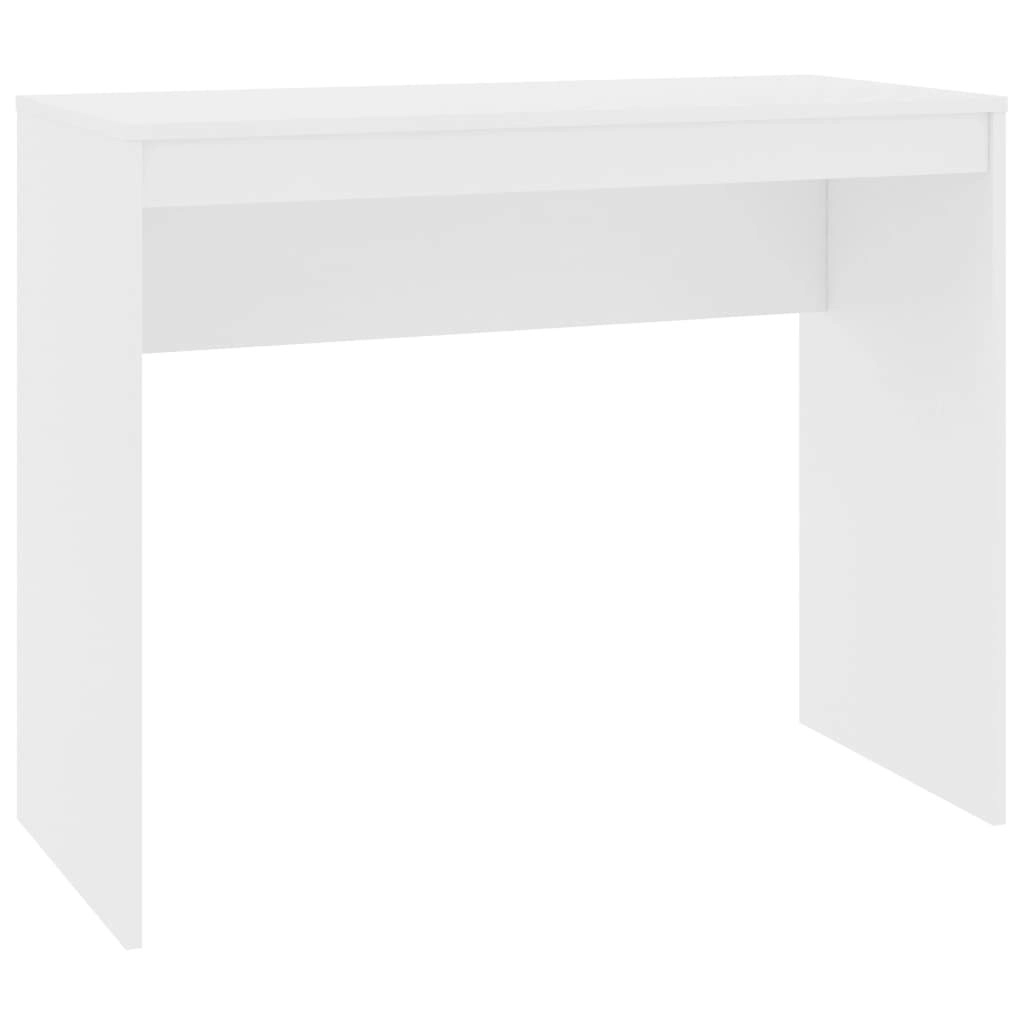 Desk White 90x40x72 cm Engineered Wood 800378