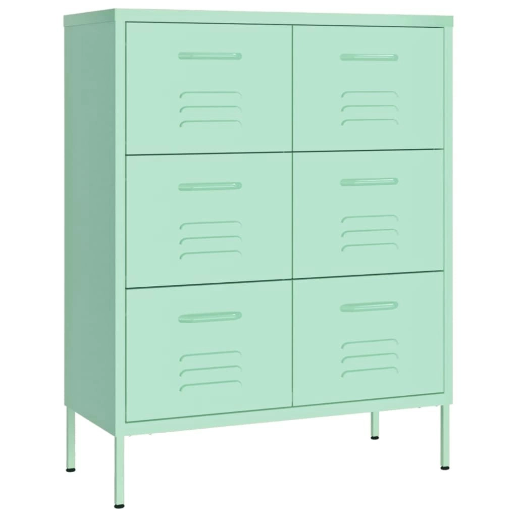 Drawer Cabinet Mint 80x35x101.5 cm Steel 336149