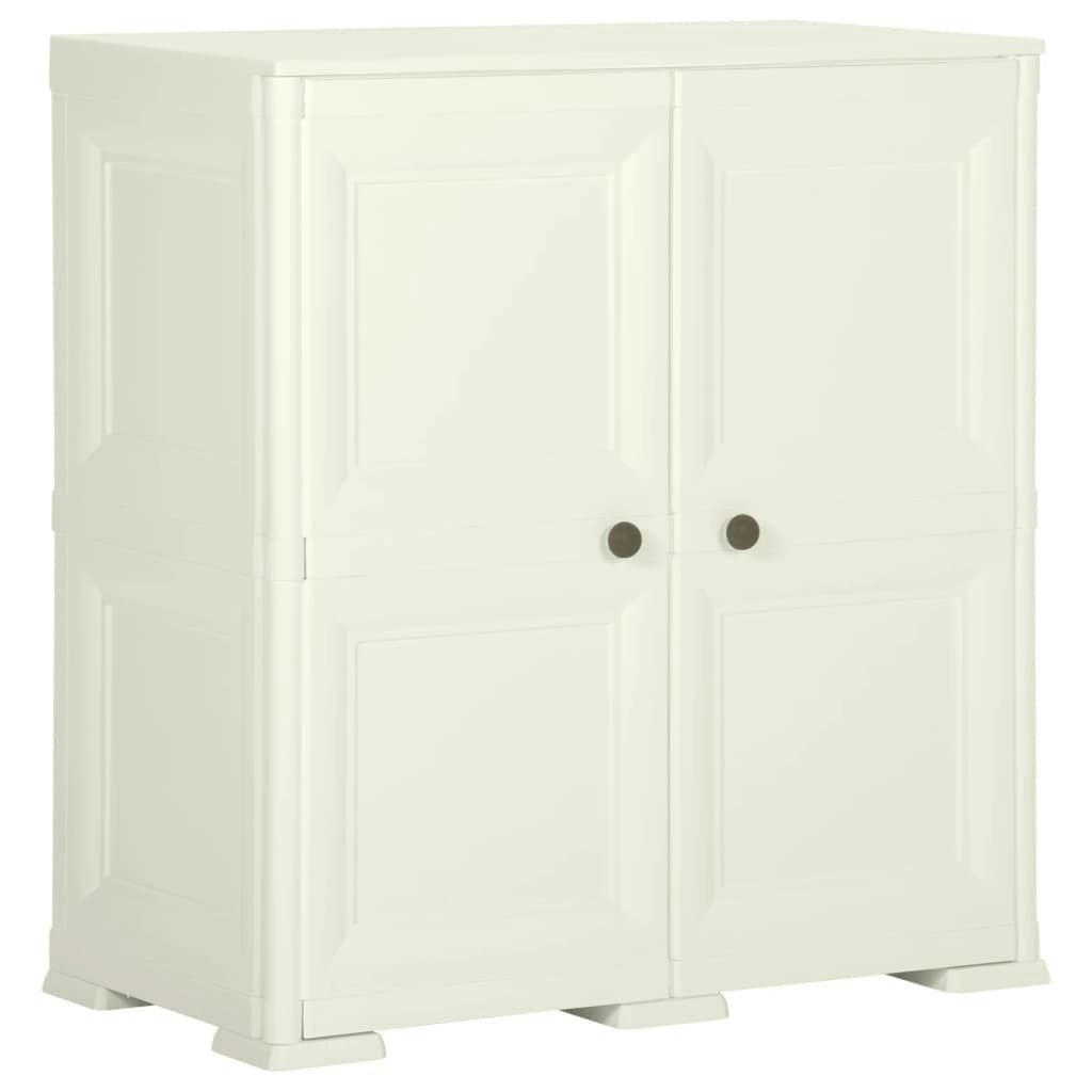 Plastic Cabinet 79x43x85.5 cm Wood Design Vanilla Ice 340595