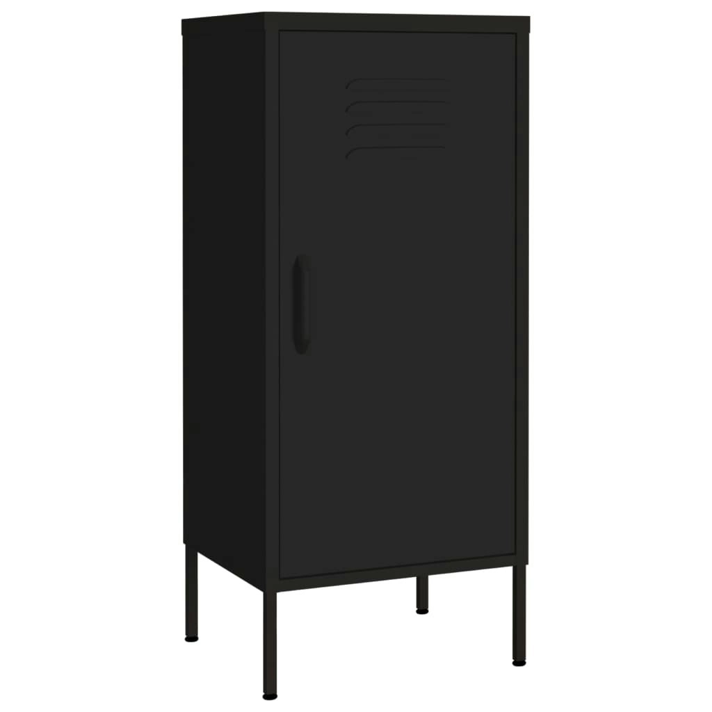 Storage Cabinet Black 42.5x35x101.5 cm Steel 336196