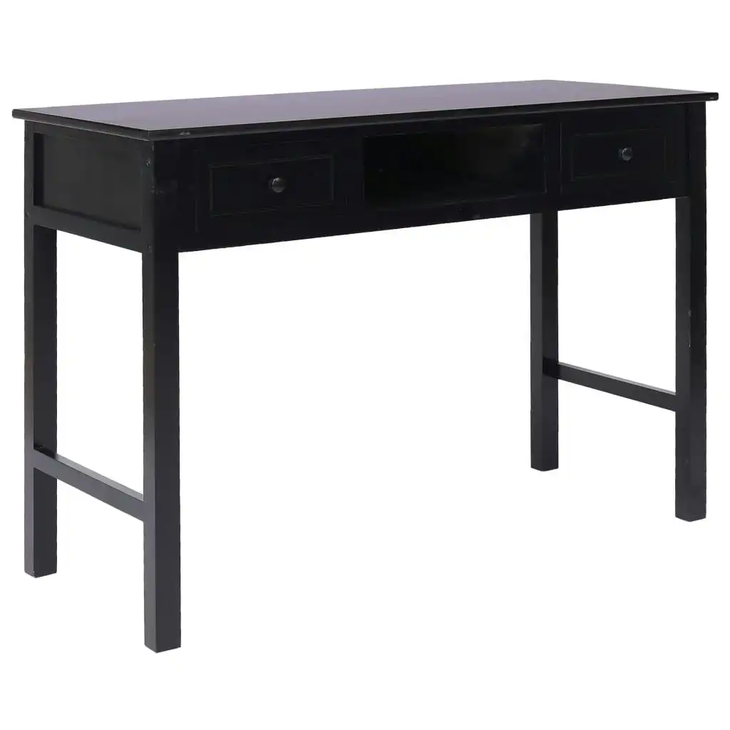 Writing Desk Black 110x45x76 cm Wood 284158