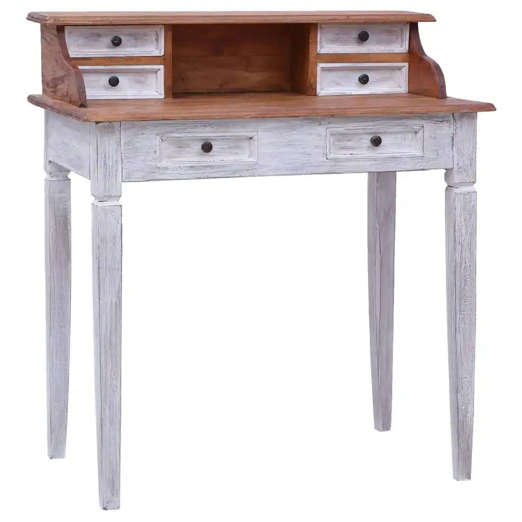 Writing Desk with Drawers 90x50x101 cm Solid Reclaimed Wood 283911