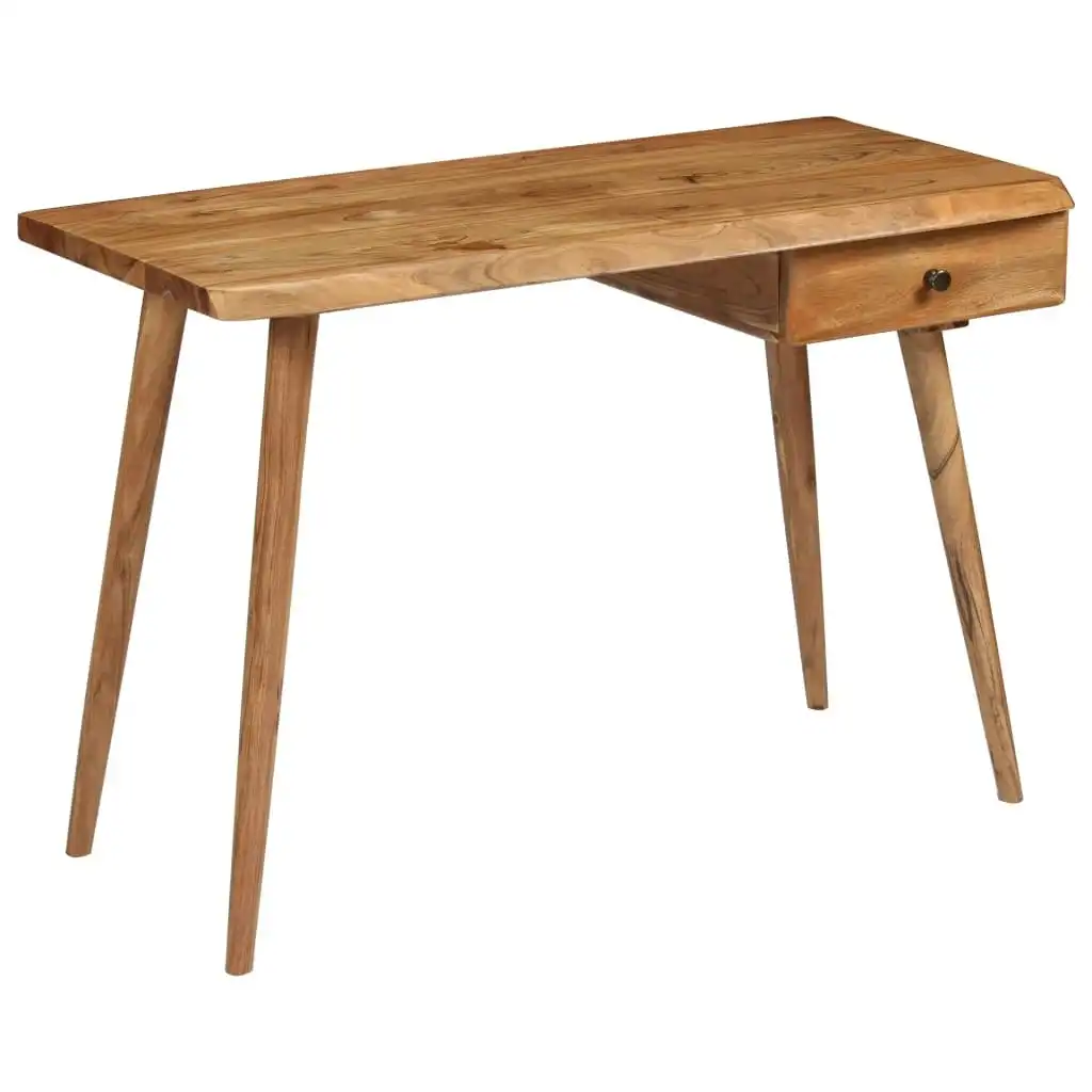 Writing Table Solid Acacia Wood 110x50x76 cm 245666