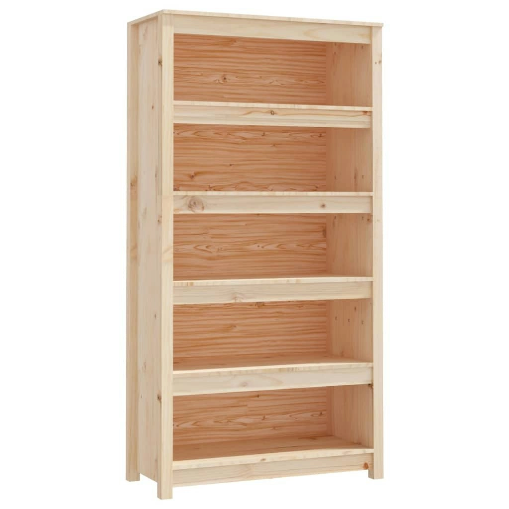 Book Cabinet 80x35x154 cm Solid Wood Pine 821689