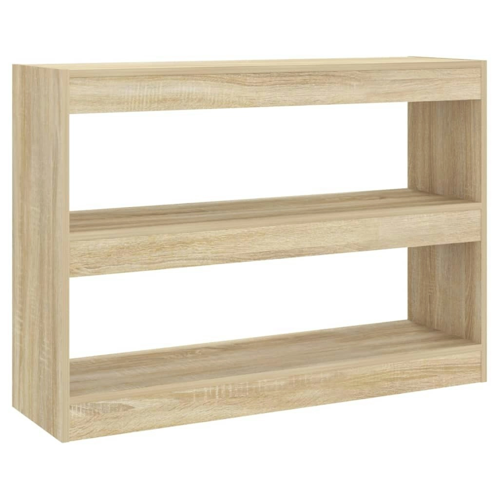 Book Cabinet/Room Divider Sonoma Oak 100x30x72 cm 811739