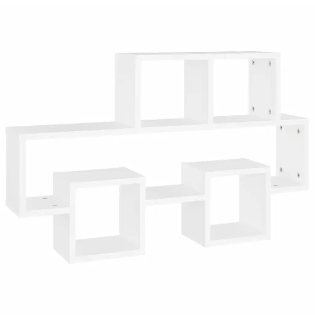 Car-shaped Wall Shelf White 82x15x51 cm Engineered Wood 807250