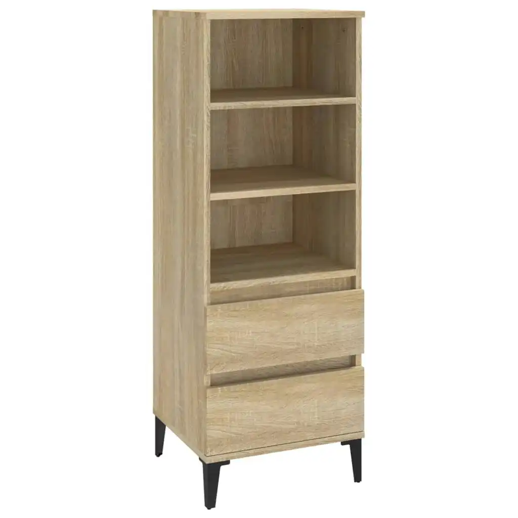 Highboard Sonoma Oak 40x36x110 cm Engineered Wood 821247