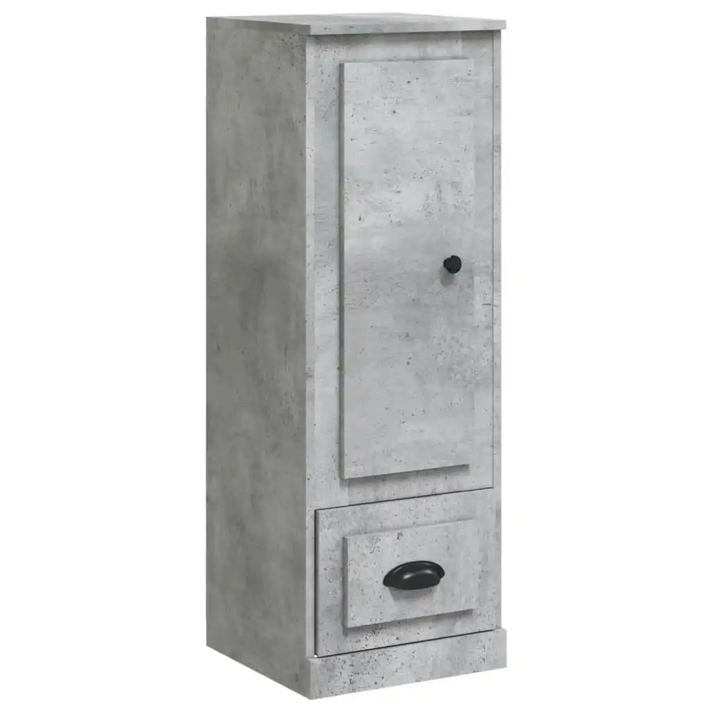 Highboard Concrete Grey 36x35.5x103.5 cm Engineered Wood 816308