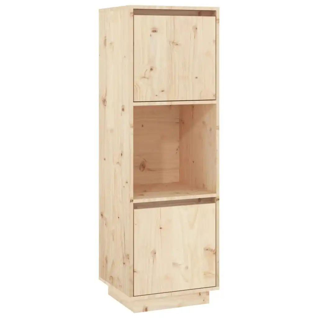 Highboard 38x35x117 cm Solid Wood Pine 814359