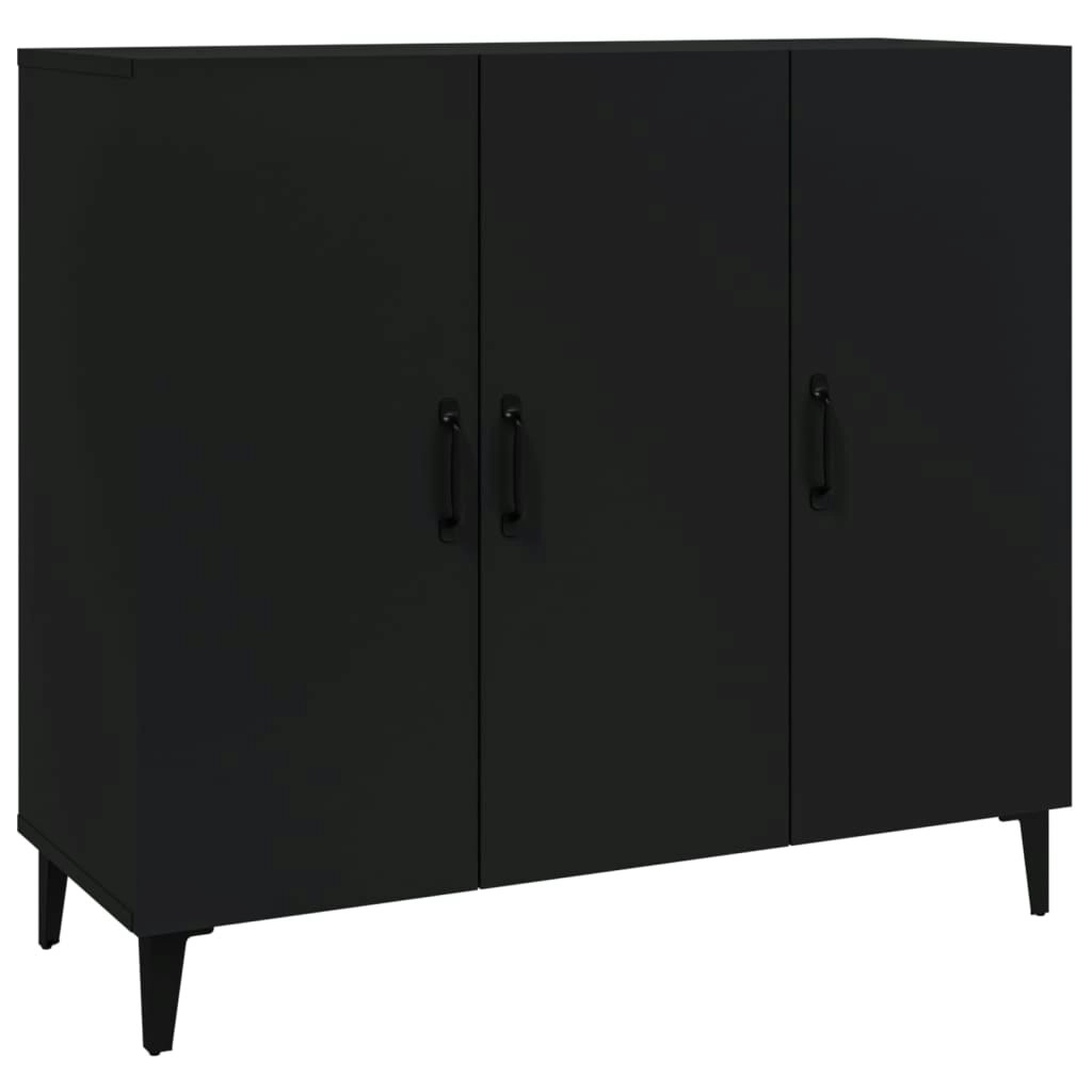 Sideboard Black 90x34x80 cm Engineered Wood 812502