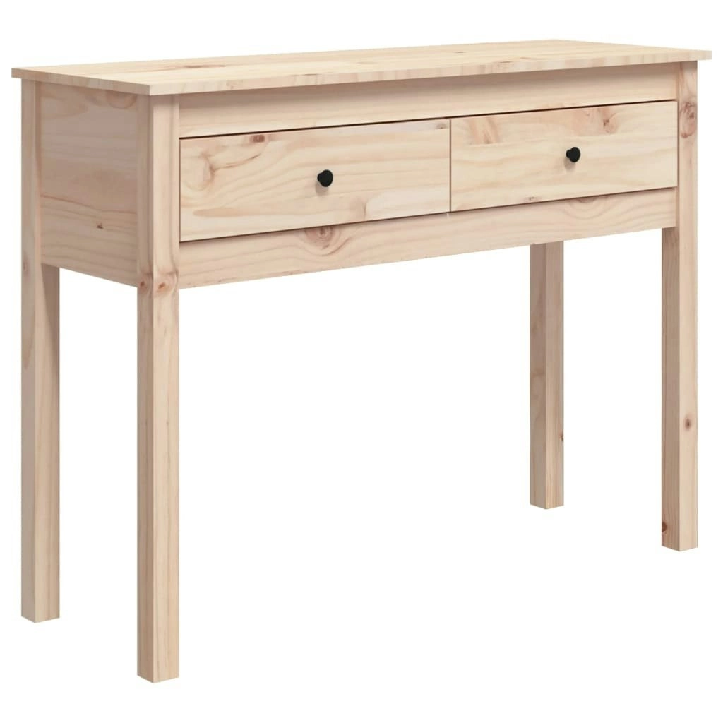 Console Table 100x35x75 cm Solid Wood Pine 814614