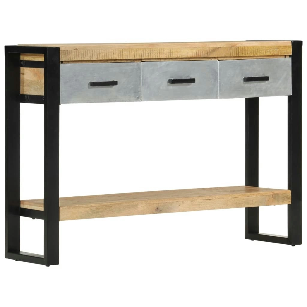 Console Table 110x30x76 cm Solid Rough Wood Mango 351619