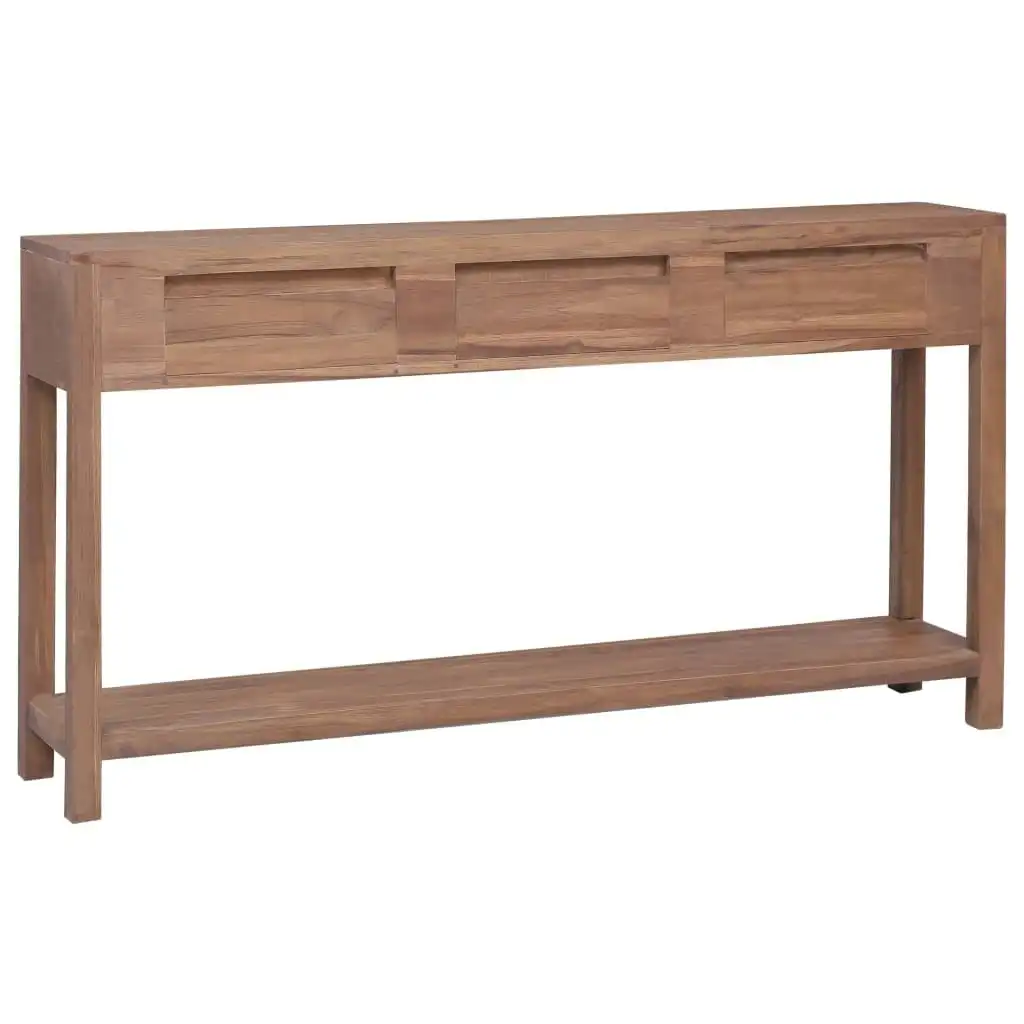 Console Table 145x30x80 cm Solid Teak Wood 287737