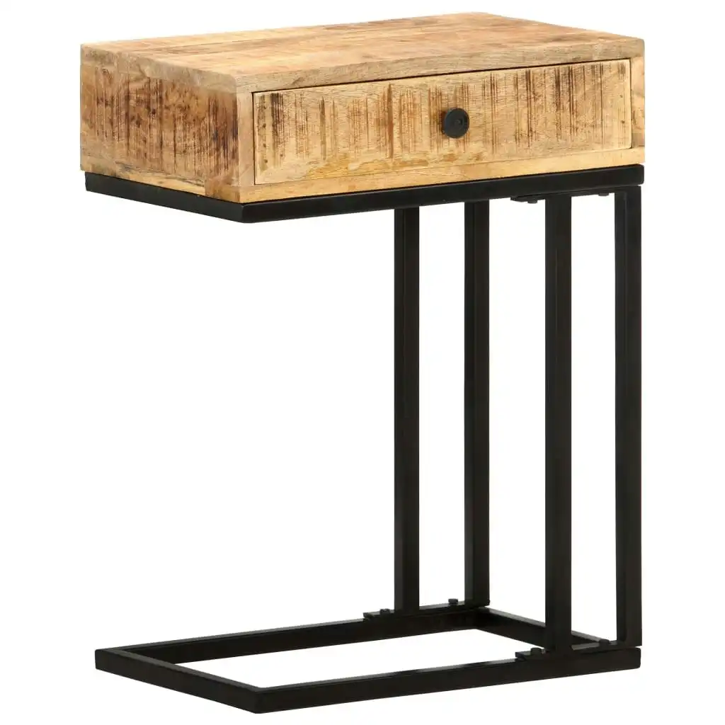 U-Shaped Side Table 45x30x61 cm Solid Mango Wood 289091