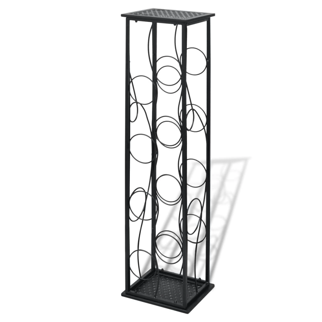 Wine Rack for 8 Bottles Metal 240941