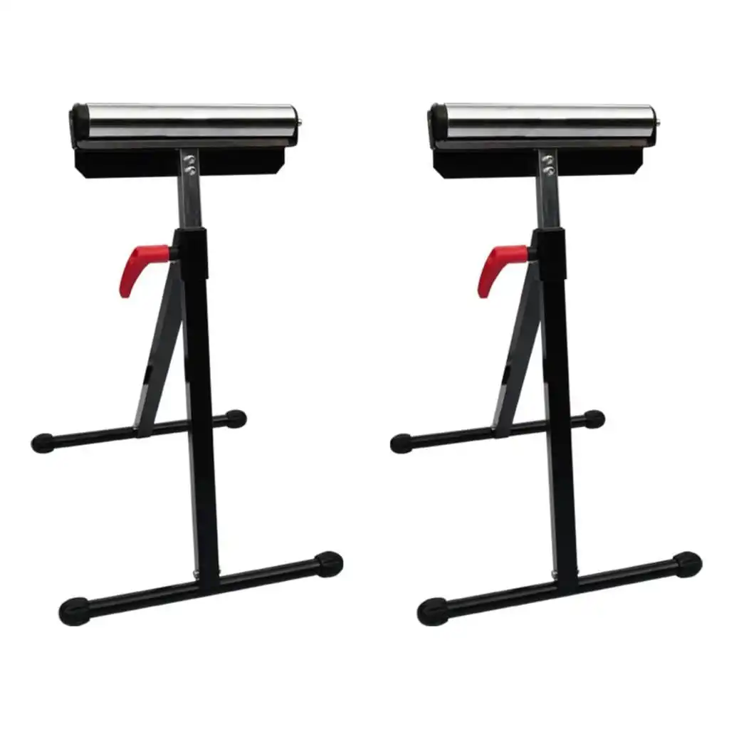 Set of 2 Adjustable Roller Stands 140162