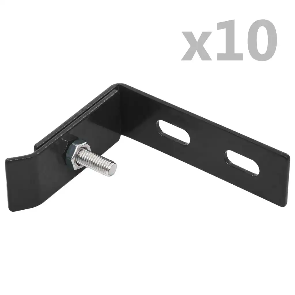 Wall Corner Connector 10 Sets Anthracite 144501