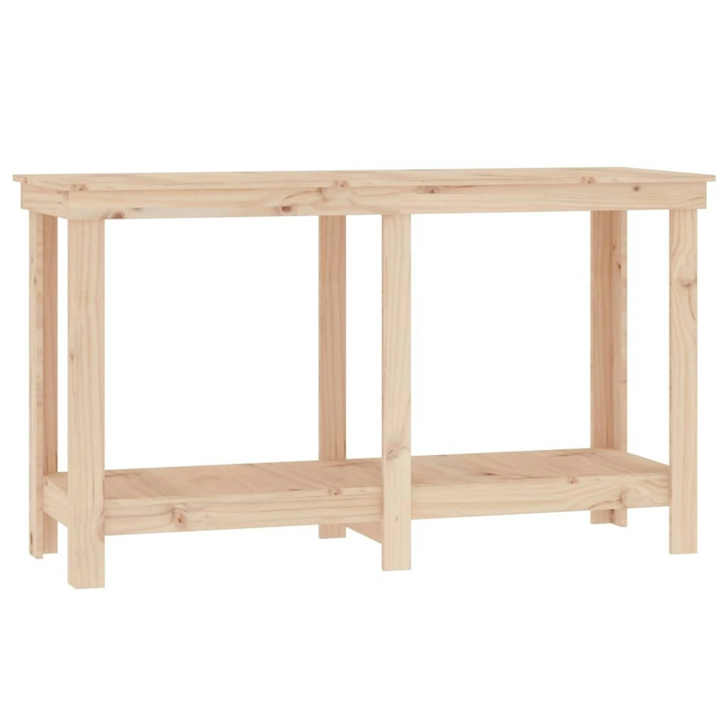 Work Bench 140x50x80 cm Solid Wood Pine 822506