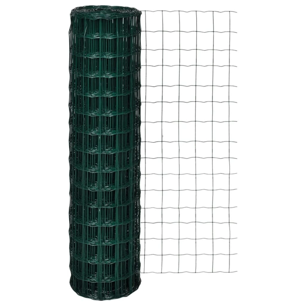 Euro Fence Steel 10 x 1.5 m Green 140575