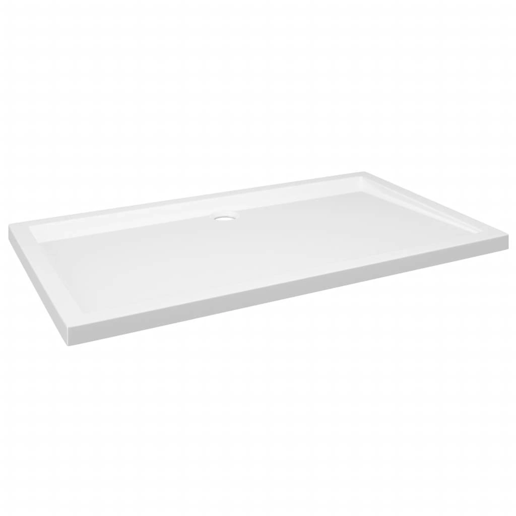 Rectangular ABS Shower Base Tray White 70x120 cm 148905