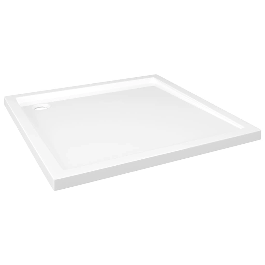 Square ABS Shower Base Tray White 80x80 cm 148907