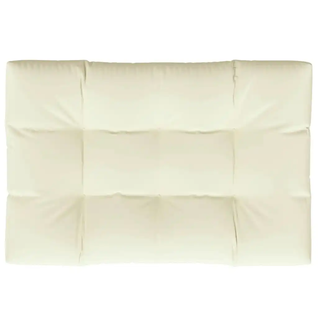 Pallet Cushion Cream 120x80x12 cm Fabric 314414