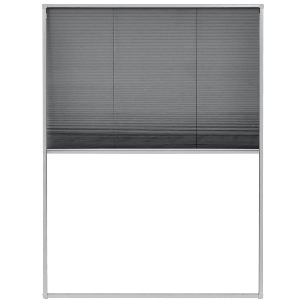 Plisse Insect Screen for Windows Aluminium 60x80 cm 142610