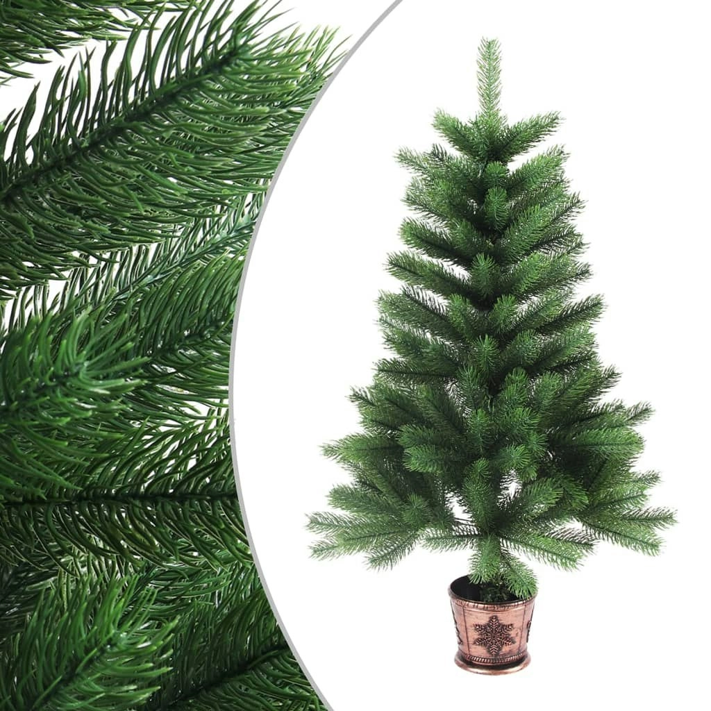 Artificial Christmas Tree Lifelike Needles 65 cm Green 284326