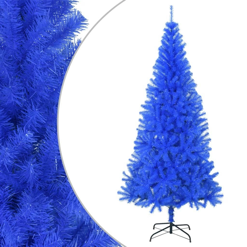 Artificial Christmas Tree with Stand Blue 210 cm PVC 321005