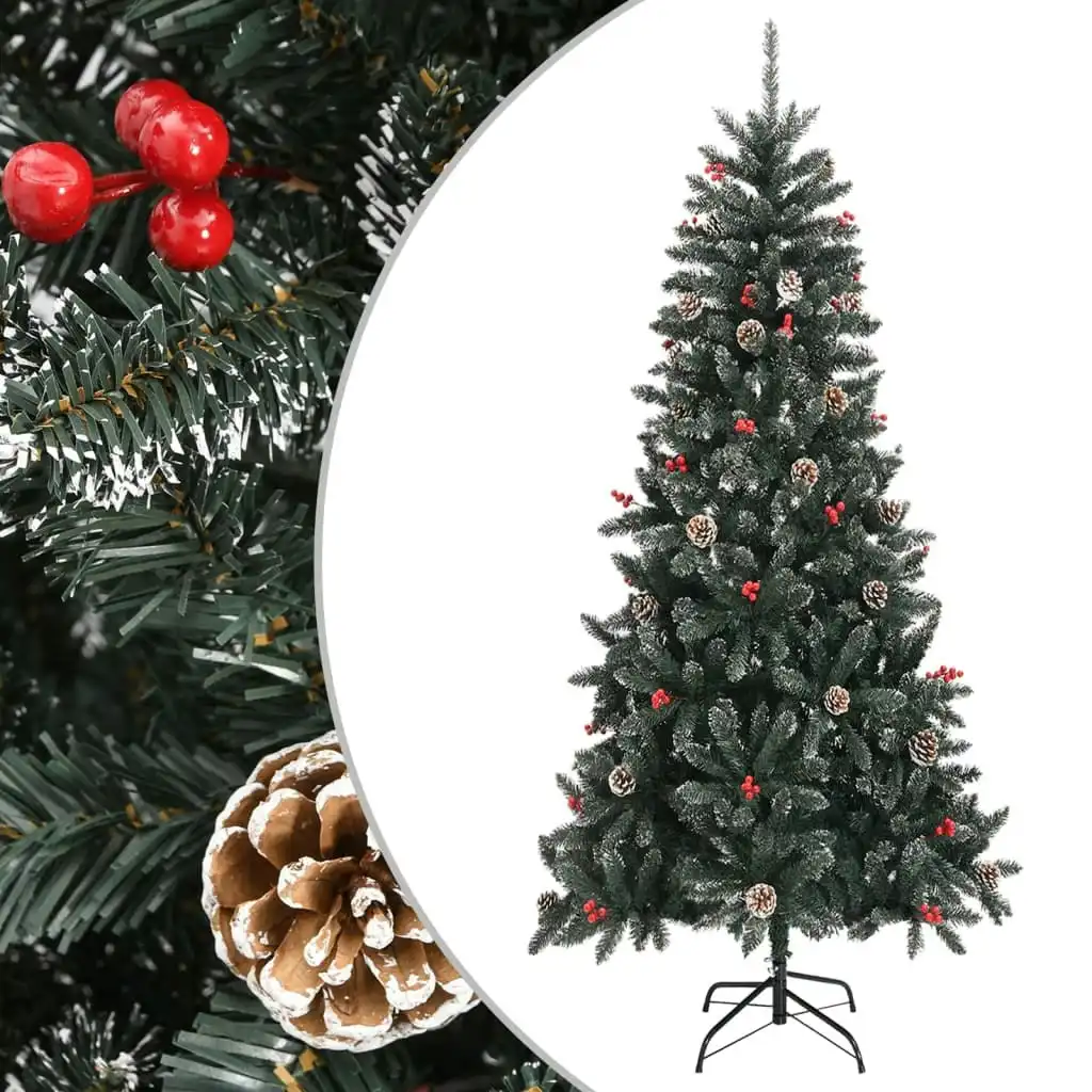 Artificial Christmas Tree with Stand Green 240 cm PVC 345182