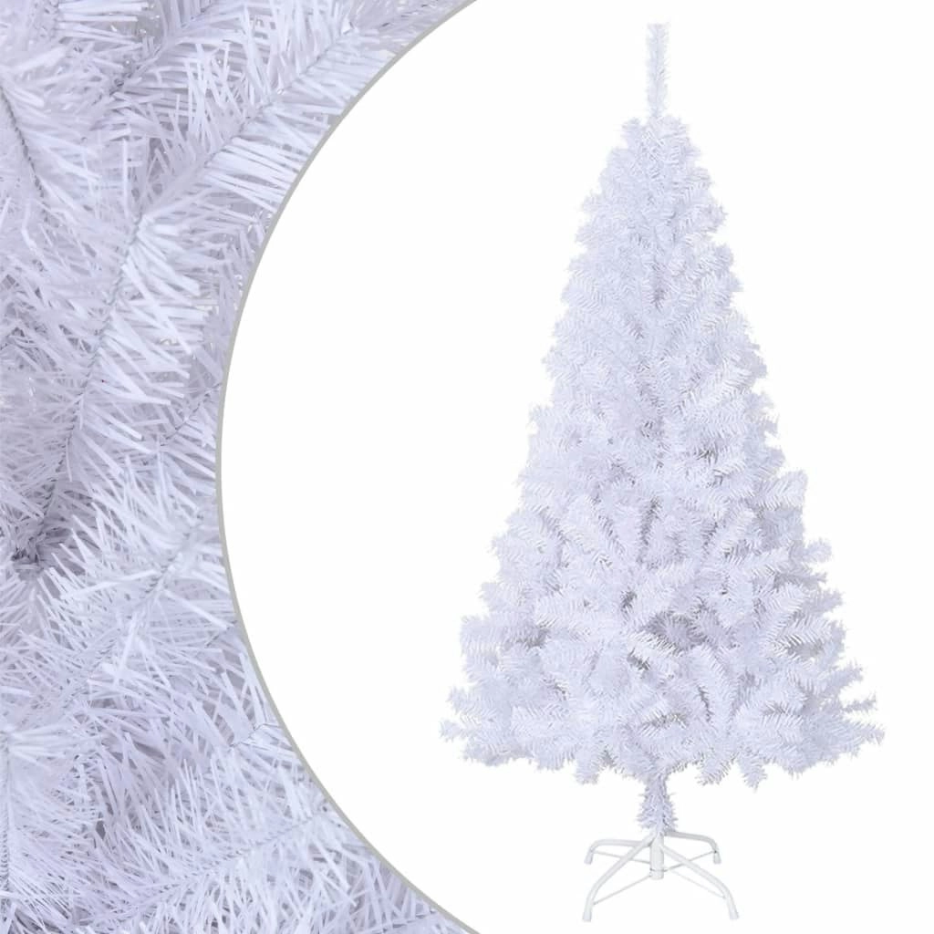 Artificial Christmas Tree with Thick Branches White 120 cm PVC 328426