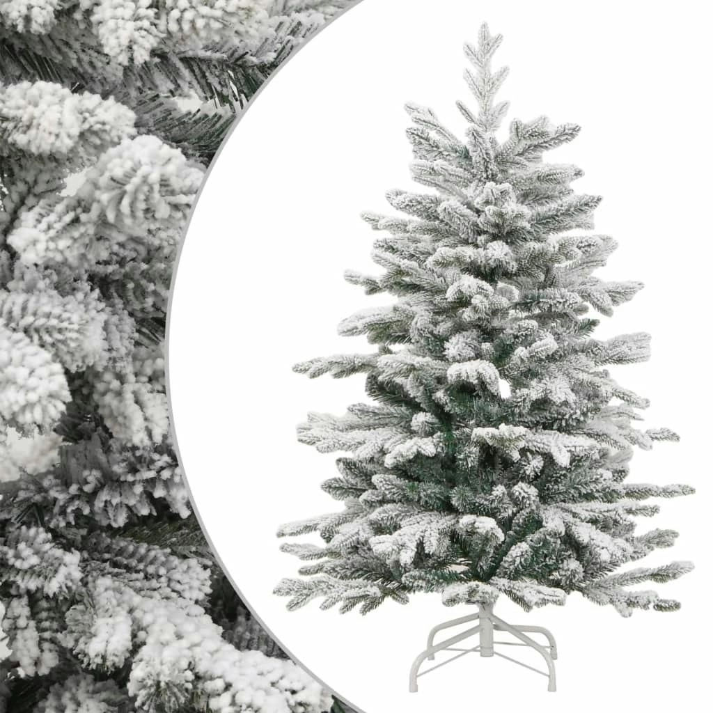 Artificial Hinged Christmas Tree with Flocked Snow 150 cm 358385