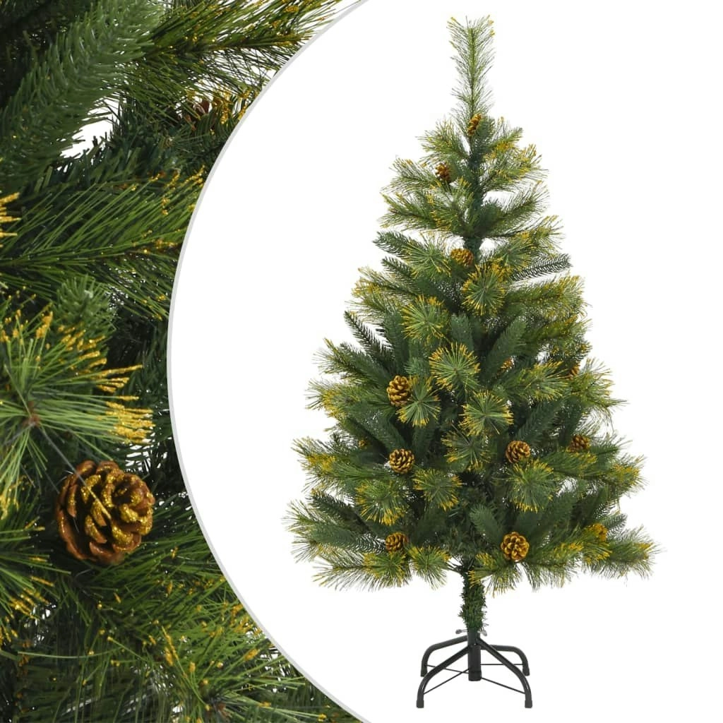 Artificial Hinged Christmas Tree with Cones 150 cm 357701