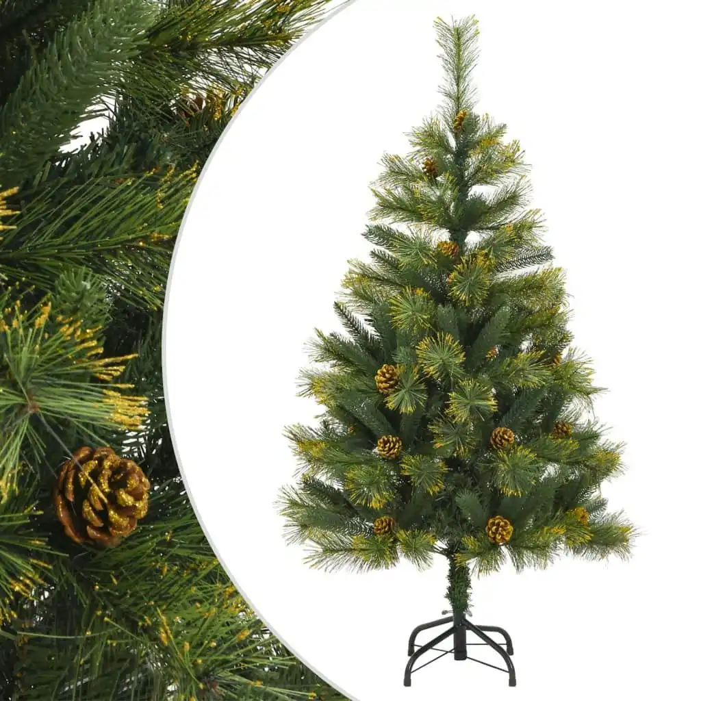 Artificial Hinged Christmas Tree with Cones 120 cm 357700