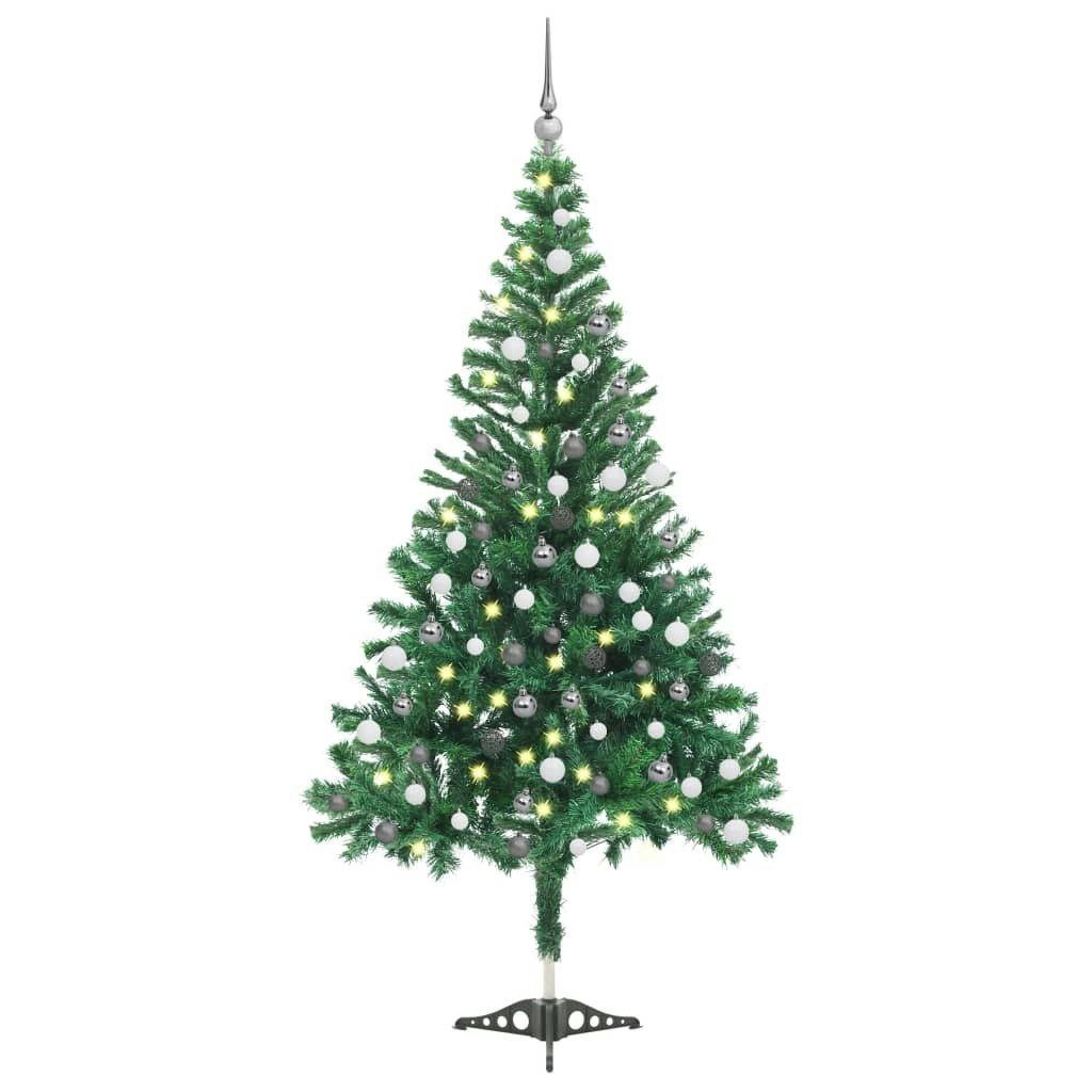 Artificial Pre-lit Christmas Tree with Ball Set 120 cm 230 Branches 3077659