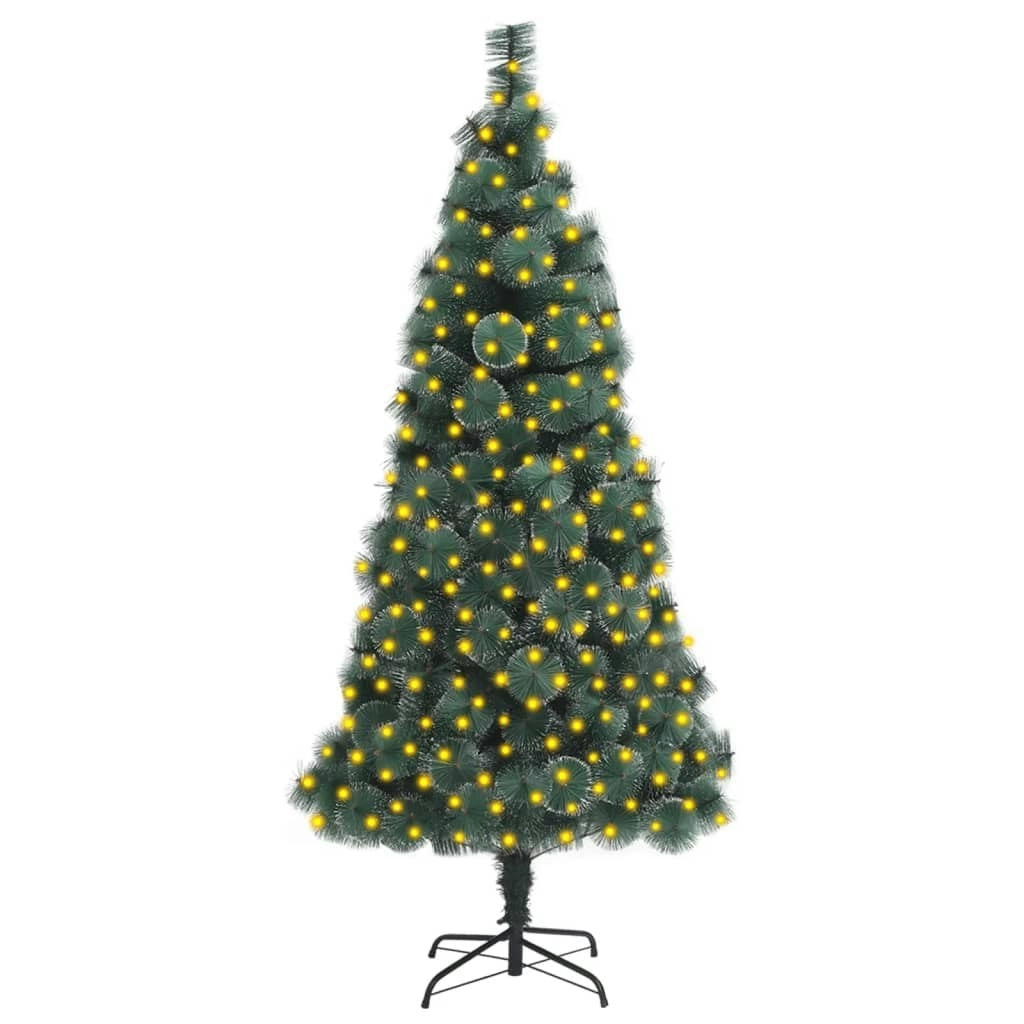 Artificial Pre-lit Christmas Tree with Stand Green 210 cm PET 3077776