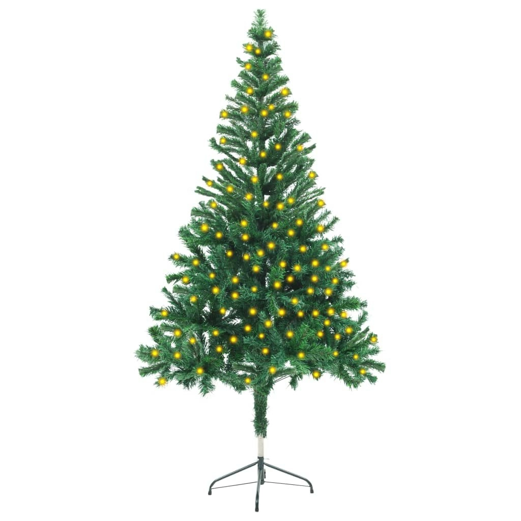 Artificial Pre-lit Christmas Tree with Stand 150 cm 380 Branches 3077402