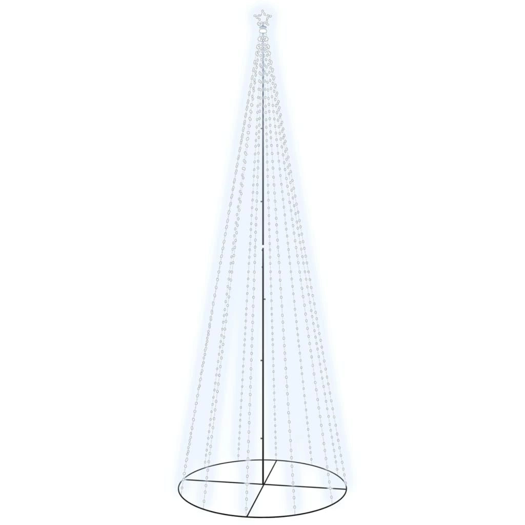 Christmas Cone Tree Cold White 732 LEDs 160x500 cm 343701