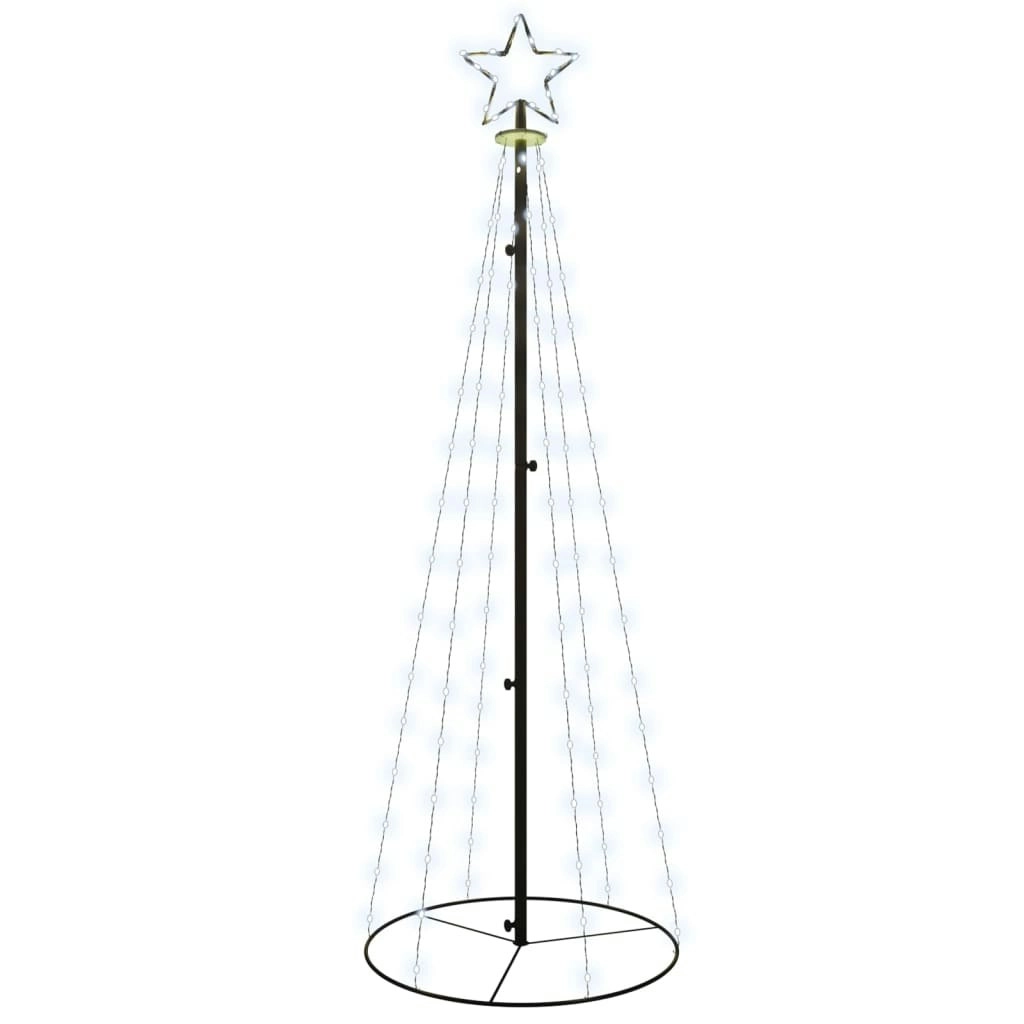 Christmas Cone Tree Cold White 108 LEDs 70x180 cm 343487