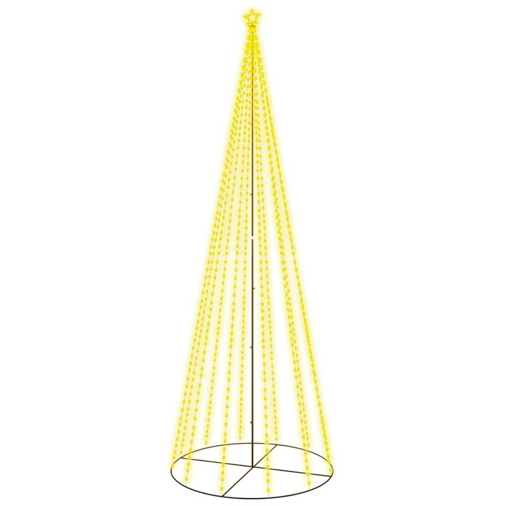 Christmas Cone Tree Warm White 732 LEDs 160x500 cm 343700