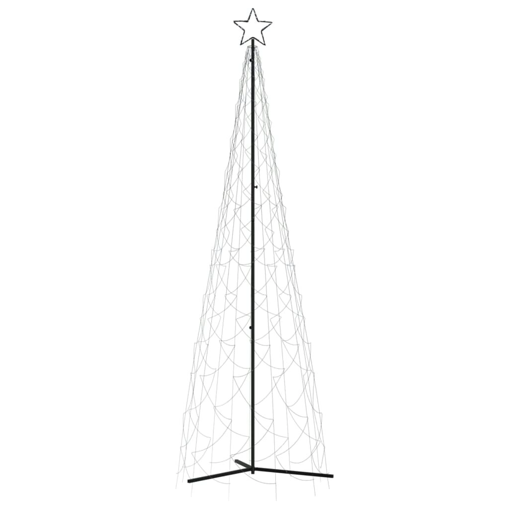 Christmas Cone Tree Cold White 500 LEDs 100x300 cm 343708